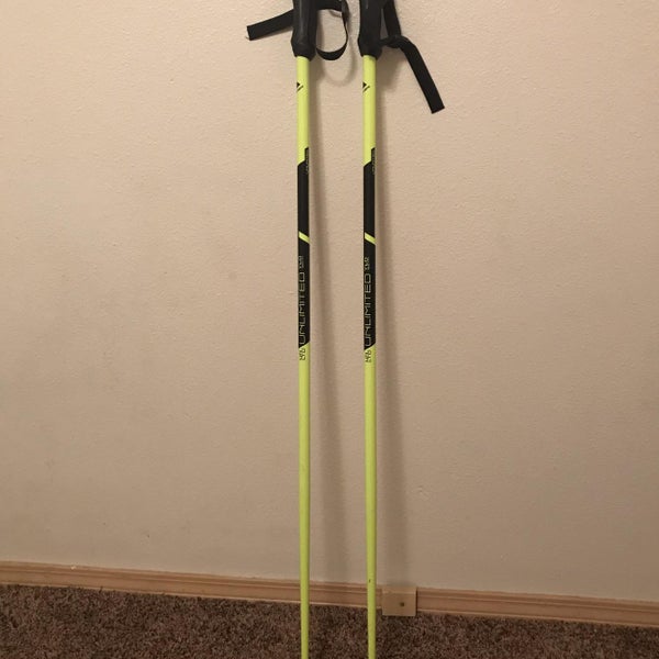 48in (120cm) Fischer Unlimited Yellow Ski Poles