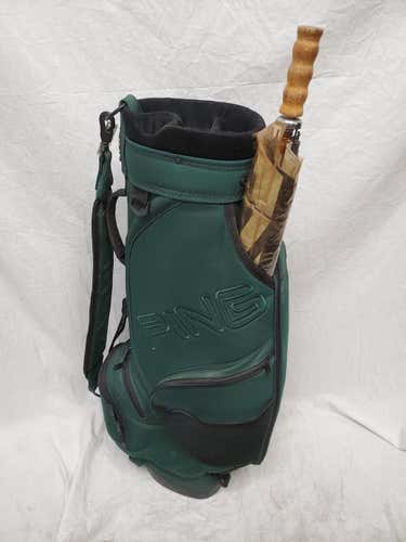 Used Ping Green Bag 6 Way Golf Cart Bags