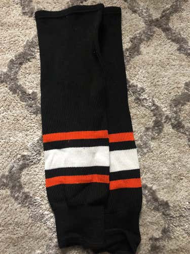 Black Senior Medium CCM Pro Stock Socks