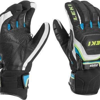 NEW $220 Leki World Cup Race Coach Flex S Leather Ski Gloves Winter Womens Black