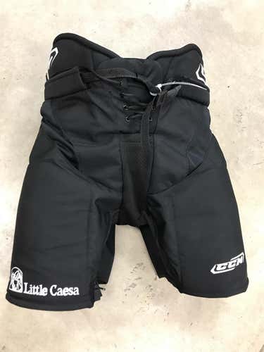 Black Senior Extra Large CCM 1052 Pro Stock Hockey Pants