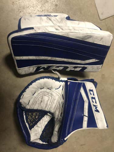 White Senior CCM Regular Extreme Flex III Pro Pro Stock