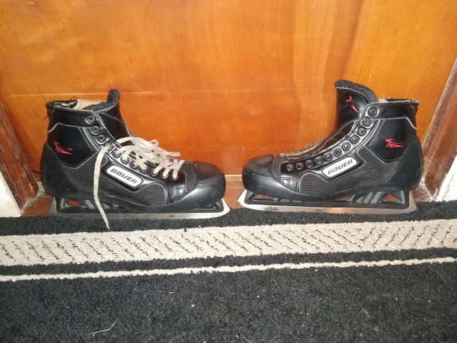 Senior Bauer Reactor 3000 Hockey Goalie Skates D&R (Regular) Size 10