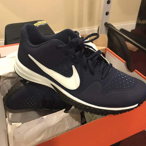 Blue Men's Turf Cleats Low Cut