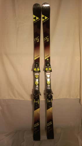 "Super-prepped” Fischer RC4 World Cup GS 160cm/18m Jr. Race Skis (2018 ski). Exc cond