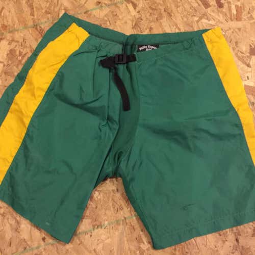 GREEN AND GOLD HOCKEY  PANT COVER UPS SIZE LARGE