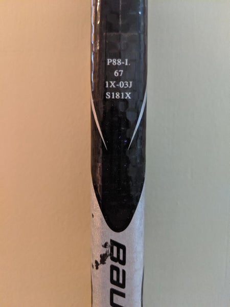 Bauer Vapor 1X LITE Hockey Stick Left P88 67 flex Intermediate D1 ProStock