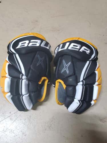 Black/gold Senior Bauer Vapor X800 Lite Gloves 13"
