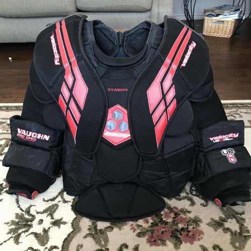Pro Return Vaughn VE8 Pro Carbon Chest Protector - Size XL