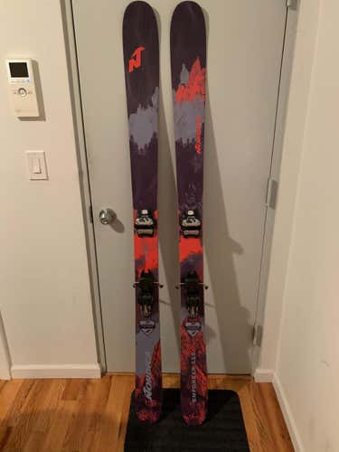 GREAT CONDITION 18/19 Nordica Enforcer Free 110 Skis 185cm - With Marker Griffon ID MNC 13 Bindings