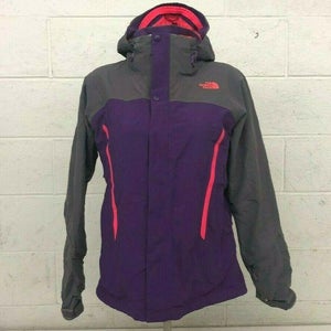 Vintage The North Face HyVent Neon Trimmed Shell Jacket Women's Medium NO LINER