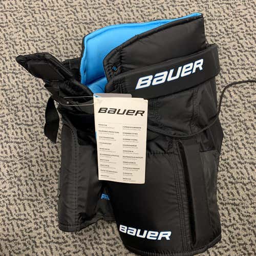 Black Youth Small Bauer Prodigy Hockey Goalie Pants