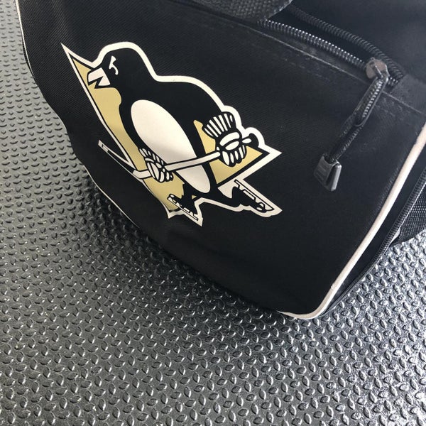 Black Pittsburgh Penguins Duffle Travel Gym Bag