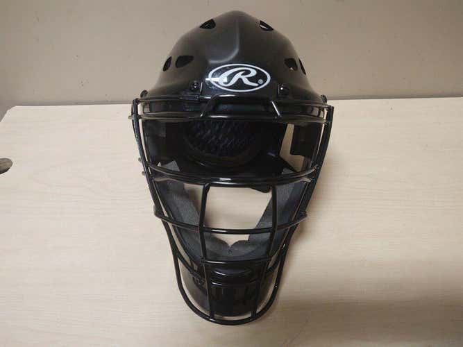 RAWLINGS CFA1JP ADULT CATCHERS HELMET BLACK 7 1/8" - 7 3/4"