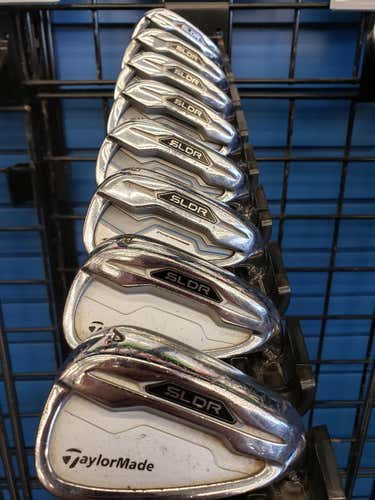Used Taylormade Sldr 4i-gw Aw Graphite Stiff Golf Iron Or Hybrid Sets