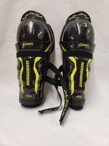 Used Warrior Qx4 10" Hockey Shin Guards