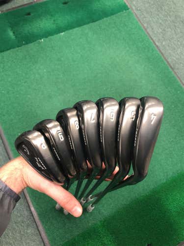 Men's Callaway Right Handed Apex/Apex Pro Combo Iron Set Stiff Flex Steel Shaft