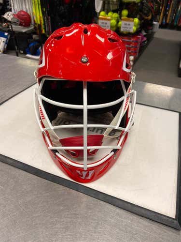 Red Adult Player Warrior Evo Helmet