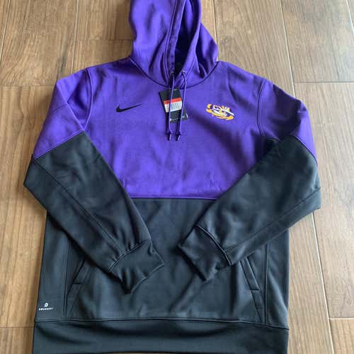 New Nike LSU Tigers Hoodie Mens L