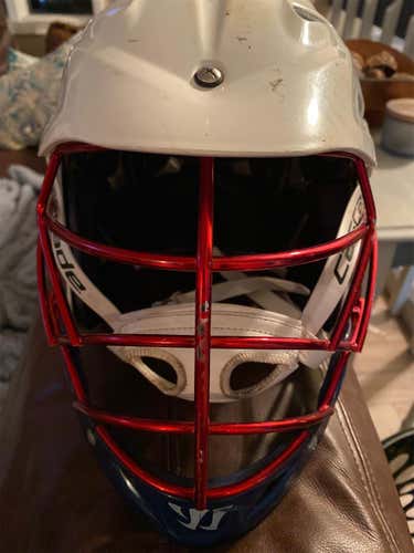 White Youth Player Warrior Evo Helmet