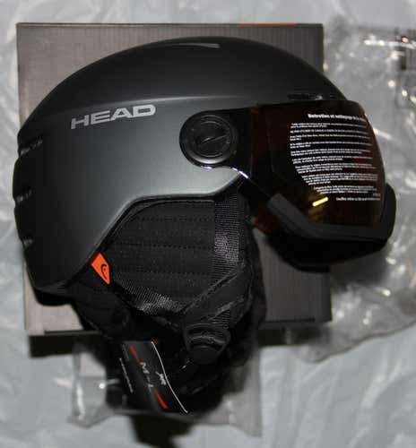 NEW   Ski snowboard snow winter sport Helmet with Visor HEAD knight titan M/L