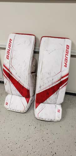 Bauer Supreme S29 Goalie Leg Pads small 33"