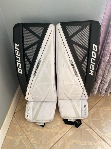 White Senior 34" Regular Supreme S150 Goalie Full Set