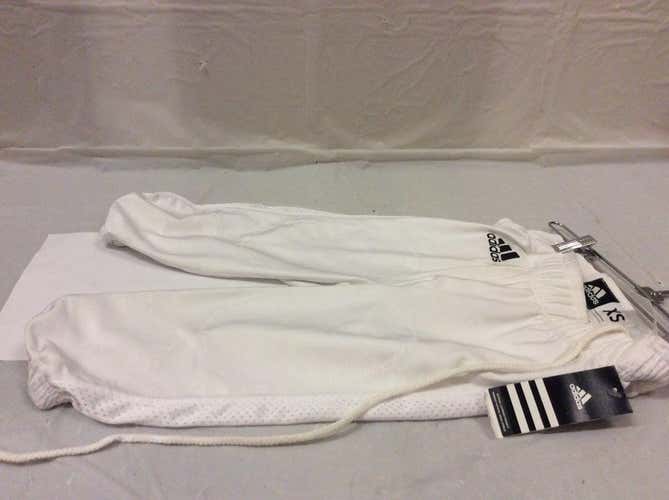 Used Adidas Sz Xs Football Pants White