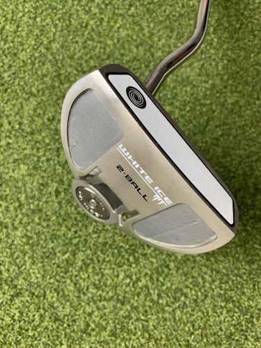 Odyssey White Ice 2-Ball Putter, 34" LH