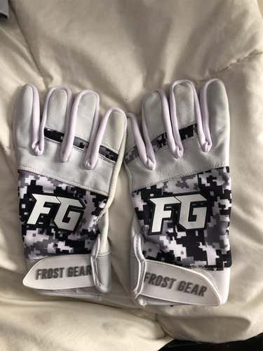 White New Extra Large Frost Gloves Frost gear cold weather Batting gloves Batting Gloves