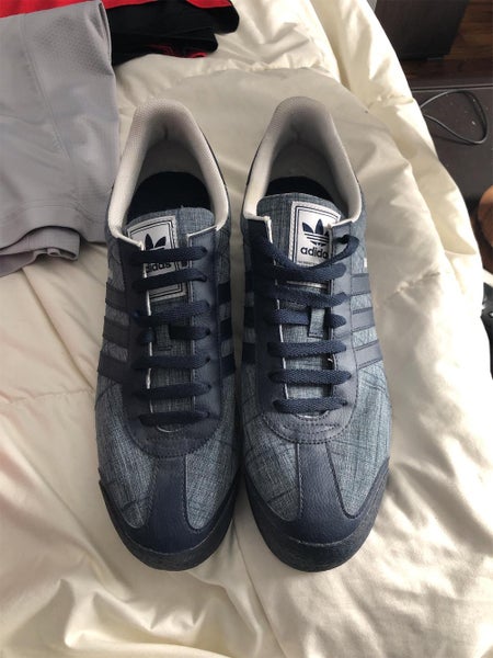 Blue Men's 13 (Women's 14) Adidas Samoa Orginals