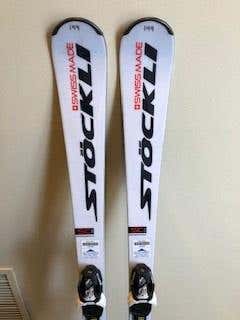 Stockli Laser SC Skis With Tyrolia Demo Bindings Max Din 13
