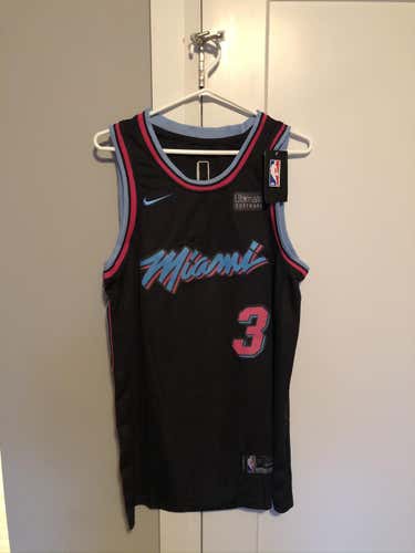 BNIB Nike Miami Heat City Edition Miami Vice Dwayne Wade #3 Jersey - Medium