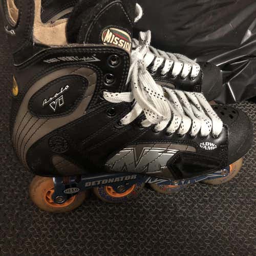 Roller Hockey Mission Proto VI 11 Inline Rollerblades Skates