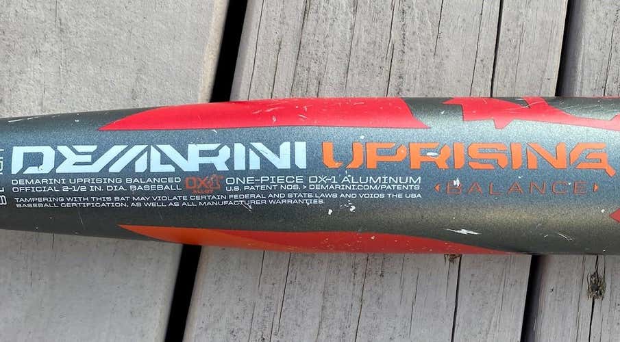 USABat Certified 2018 DeMarini Alloy Uprising Bat (-10) 17 oz 27"