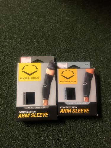 EvoShield Compression Arm Sleeve Bundle- Black L/XL