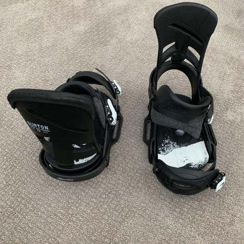 Men's Large Burton All Mountain Snowboard Bindings