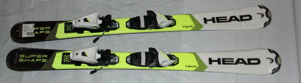 Kids skis 107cm HEAD supershape Team Children with Head adjustable Bindings NEW