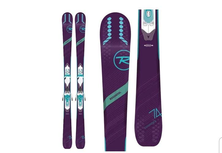 New Women's Rossignol All Mountain Temptation Skis With Bindings