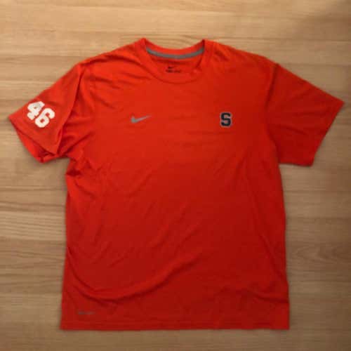Nike Syracuse men’s lacrosse shooting shirt #46