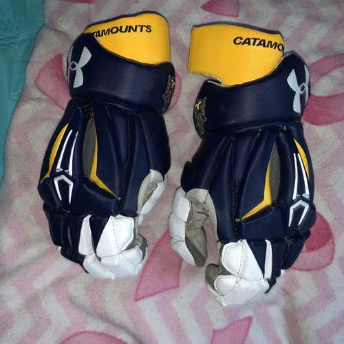 Blue  Player Command Pro 2 Lacrosse Gloves