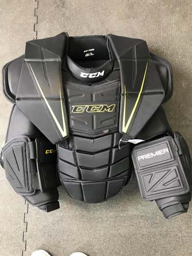 Senior Large CCM Premier Pro Chest and Arm Protector Pro Stock Goalie Chest Protector