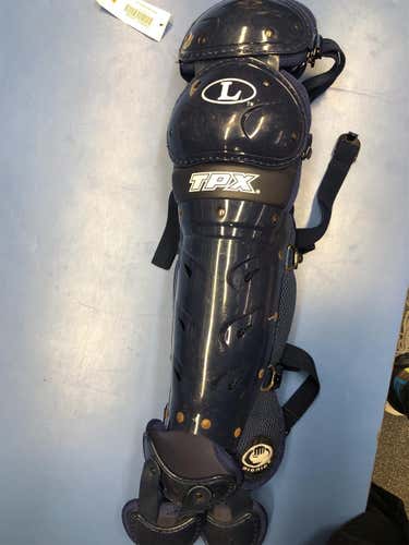 Blue Intermediate Louisville Slugger Catcher's Leg Guard