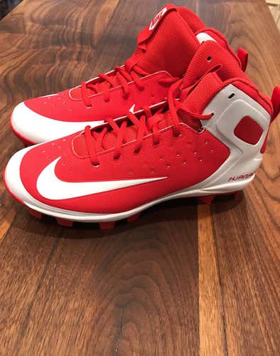 Nike Alpha Huarache Pro Men’s Baseball Cleat Size 9.5 Red