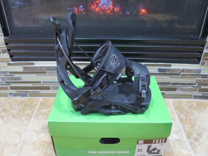 Men's Extra Large Flow Snowboard Bindings Freeride