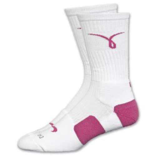 New Nike ELITE Basketball Socks BCA Cancer Ribbon Mens 8-12 Large