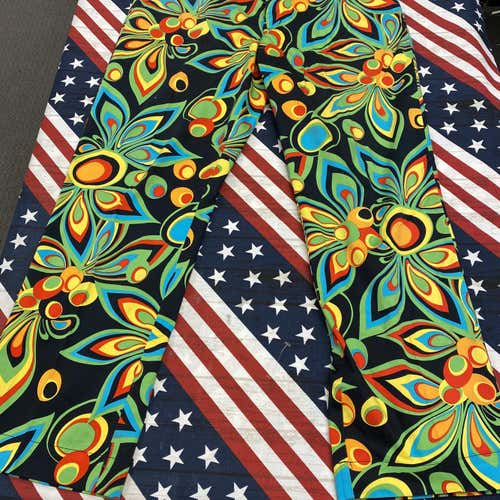Black Colorful Design Loud Mouth Men's Size 34X30 GolfPants-143272