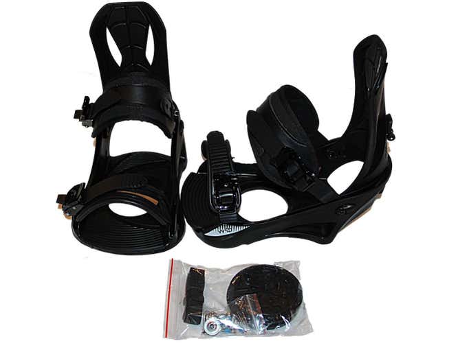 NEW snowboard bindings adult men's size large  , 4x4 screw pattern  New WSD