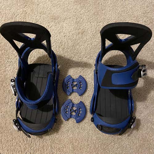 Men's Large Burton custom All Mountain Snowboard Bindings
