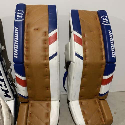 Blue Senior 33" Warrior Pro Stock Goalie Leg Pads